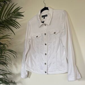 CONRAD C WHITE DENIM JACKET